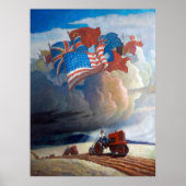 Poster Soldats du sol par Newell Convers Wyeth (Devant)