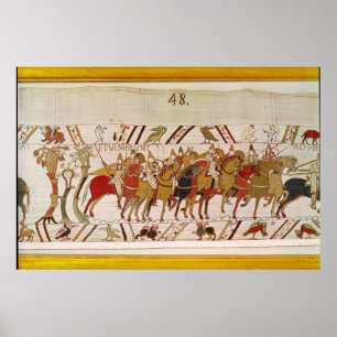 Poster Soldats laissant Hastings pour faire la bataille