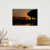 Poster Soldats se dirigeant vers la maison (Cuisine)