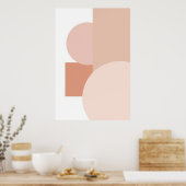 Poster Solde géométrique minimal Abstrait (Cuisine)