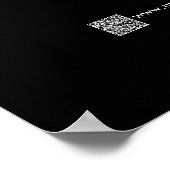 Poster Solde Vente Magasin Affaires Remise Noir (Coin)