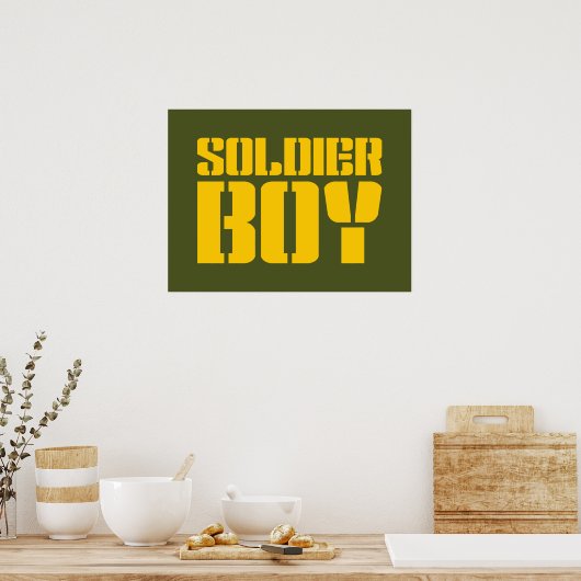 POSTER SOLDIER GARY (Cuisine)
