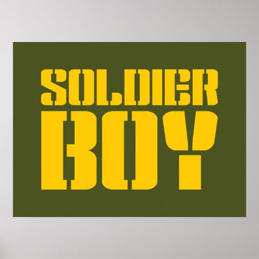 POSTER SOLDIER GARY (Devant)