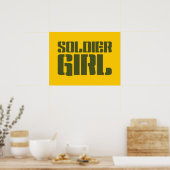 POSTER SOLDIER GIRL (Cuisine)