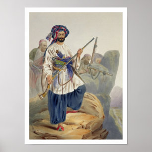 Poster Soldiery Ko-i-Poussin Foot à Summer Costume, Activ