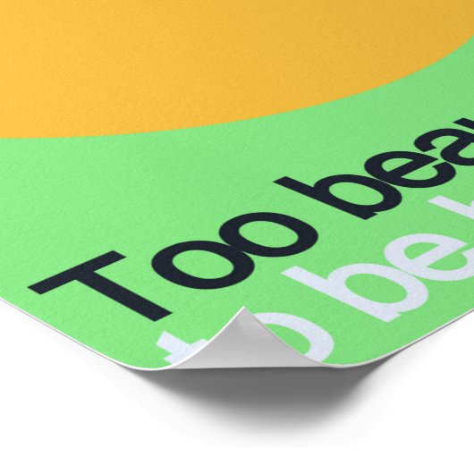 Poster Soleil. (Coin)