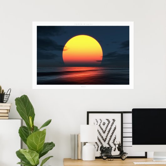 Poster Soleil (Bureau à domicile)