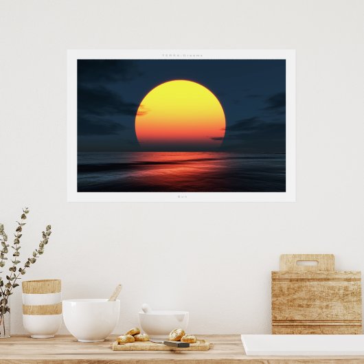 Poster Soleil (Cuisine)