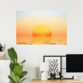 Poster Soleil (Bureau à domicile)