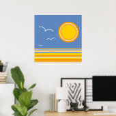 Poster soleil (Bureau à domicile)