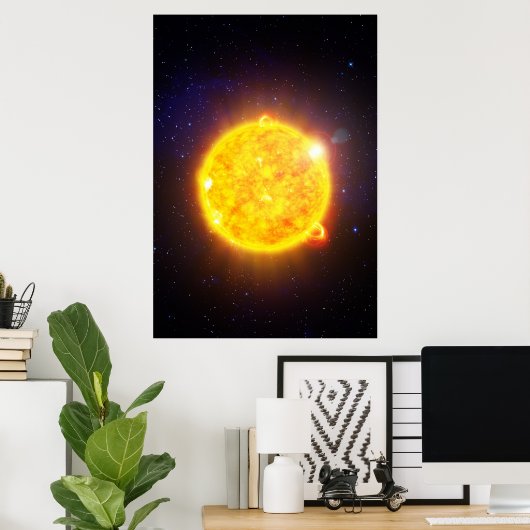 Poster Soleil (Bureau à domicile)
