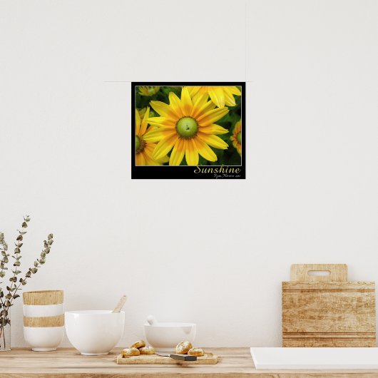 Poster Soleil (Cuisine)