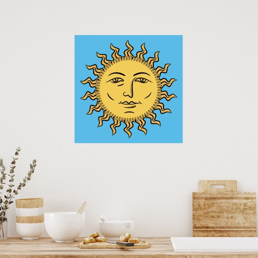Poster Soleil (Cuisine)