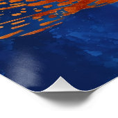 Poster Soleil Abstrait (Coin)