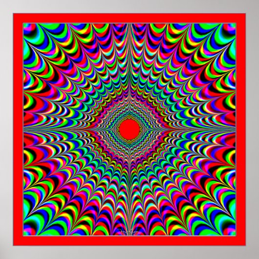 Poster Soleil arc-en-ciel (Devant)