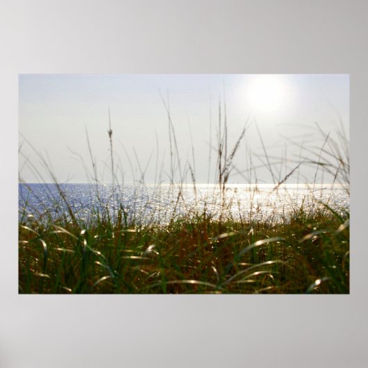 Poster Soleil au-dessus de l'océan Atlantique (Devant)