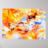 Soleil. Beau art multicolore Abstrait