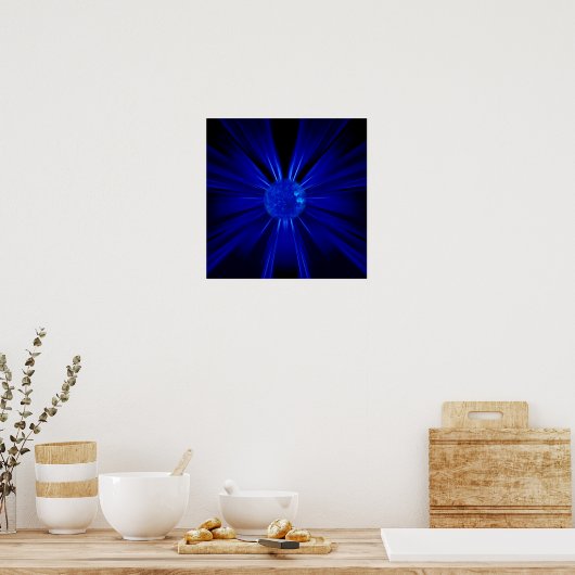 Poster Soleil bleu (Cuisine)