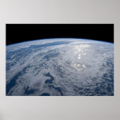 Poster Soleil Brillant Sur L'Océan Pacifique Sud. (Devant)