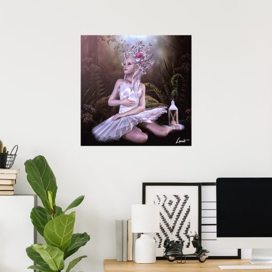 Poster Soleil chaud (Bureau à domicile)