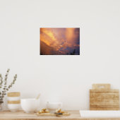 Poster Soleil couchant derrière les nuages (Cuisine)