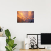 Poster Soleil couchant derrière les nuages (Bureau à domicile)