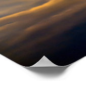 Poster Soleil couché paisible Ballons à air chaud (Coin)