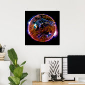 Poster Soleil dans le spectre magnétique (Bureau à domicile)