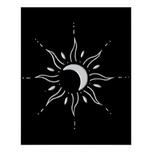 Poster Soleil d'argent