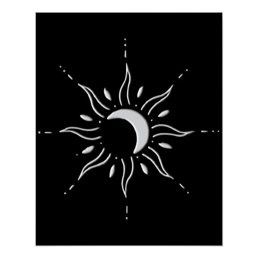 Poster Soleil d'argent (Devant)