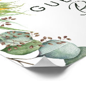 Poster Soleil de campagne ensoleillé | Signe du livre d'o (Coin)