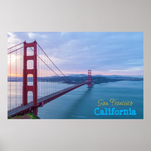 Poster Soleil de Golden Gate (Devant)