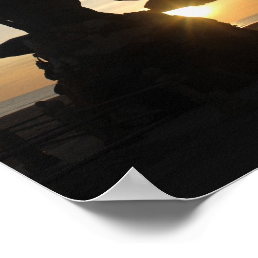 Poster Soleil de King Neptune Virginia Beach (Coin)