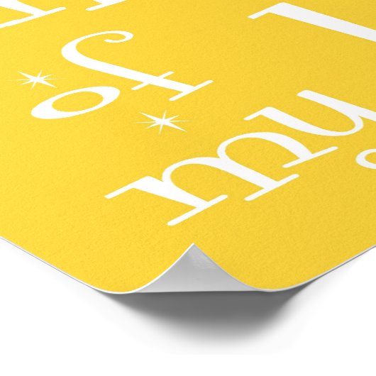 Poster Soleil de ma vie (Coin)