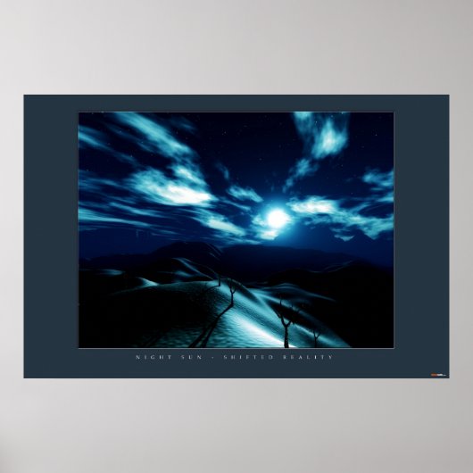 Poster Soleil de nuit (Devant)