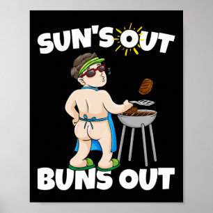 Poster Soleil Dehors Fesses Dehors I R barbecue Porc Effi
