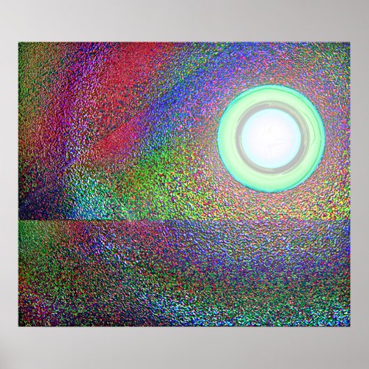 Poster Soleil désert (Devant)