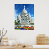 Poster Soleil d'été Basilique du Sacre-Coeur France (Cuisine)