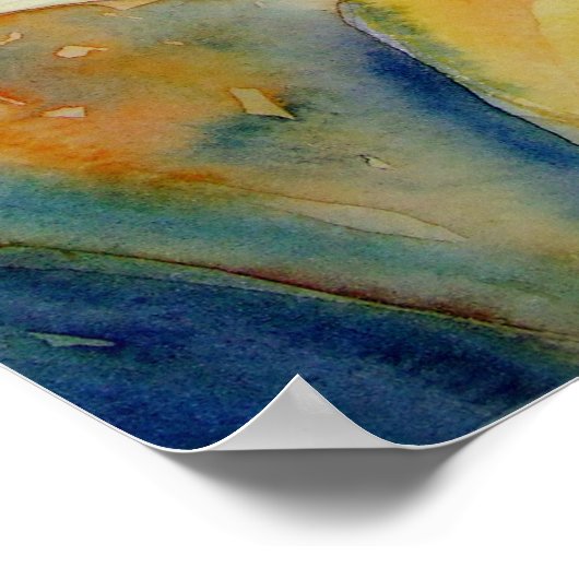 Poster Soleil distillé (Coin)