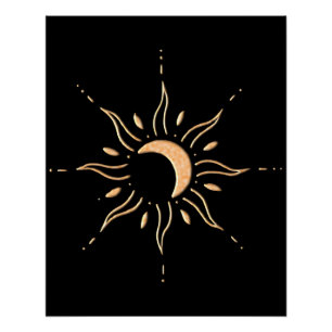 Poster Soleil d'or