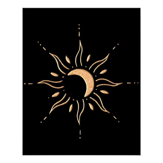 Poster Soleil d'or (Devant)