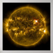 Poster soleil doré (Devant)