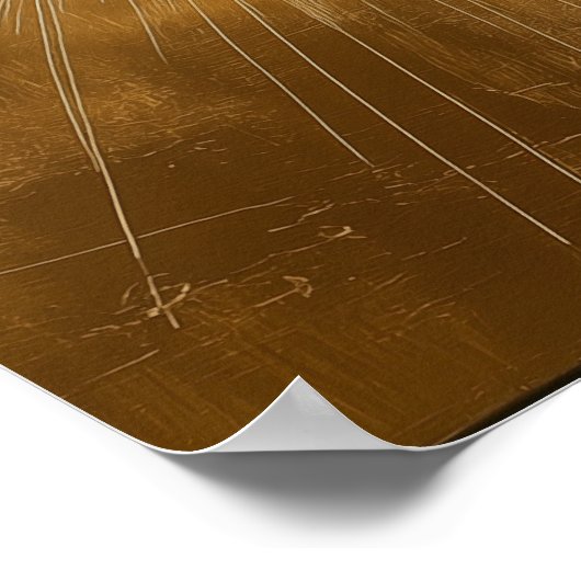 Poster Soleil doré (Coin)