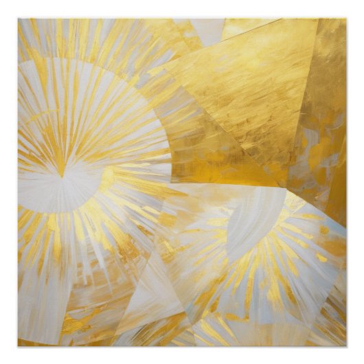 Poster Soleil doré à l'aube argentée (Devant)