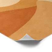 Poster Soleil du désert minimal (Coin)