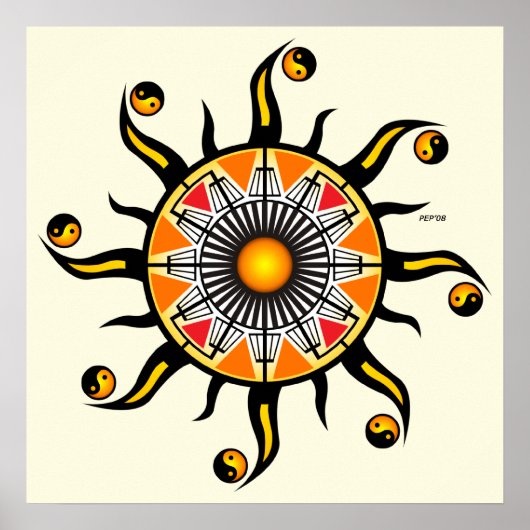 Poster Soleil d'un panier (Devant)