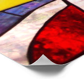 Poster Soleil en verre tendu (Coin)