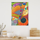 Poster Soleil et lune (Cuisine)