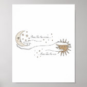 Poster Soleil et Lune (Devant)