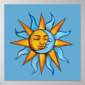 Poster Soleil et Lune Soleil LuneEnfant (Devant)